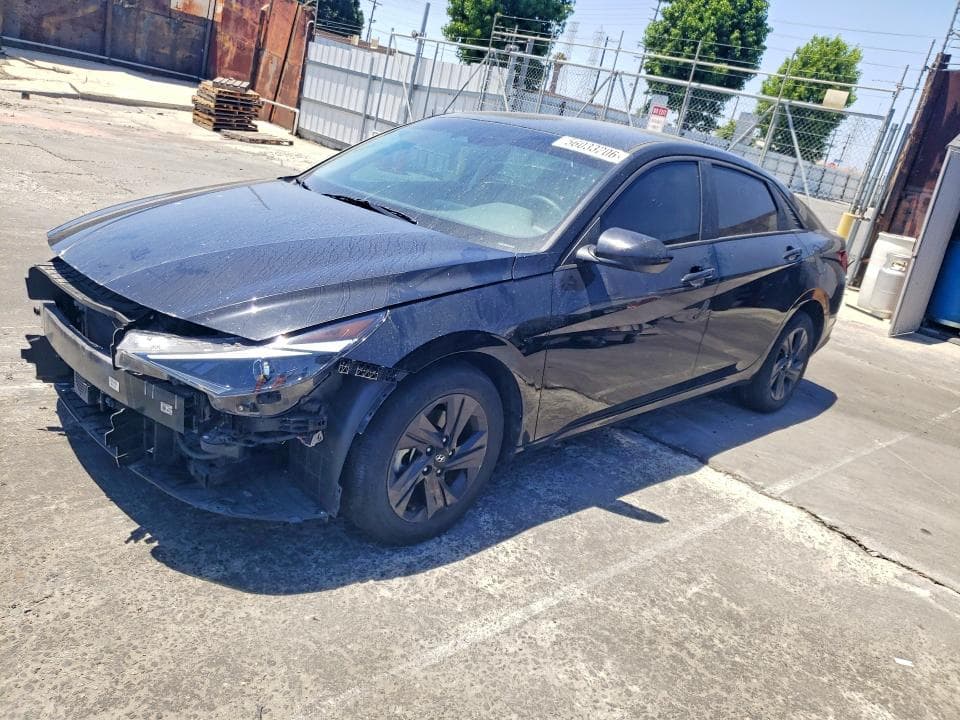 2022 HYUNDAI ELANTRA BLUE