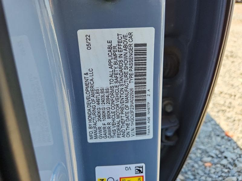 2022 HONDA ACCORD HYBRID SPORT 12