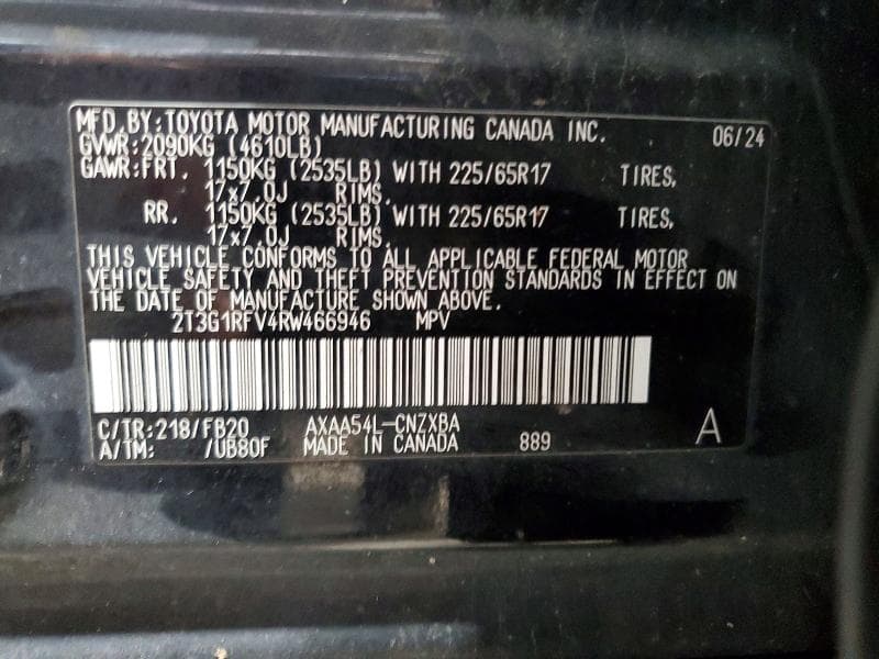 2024 TOYOTA RAV4 LE 14