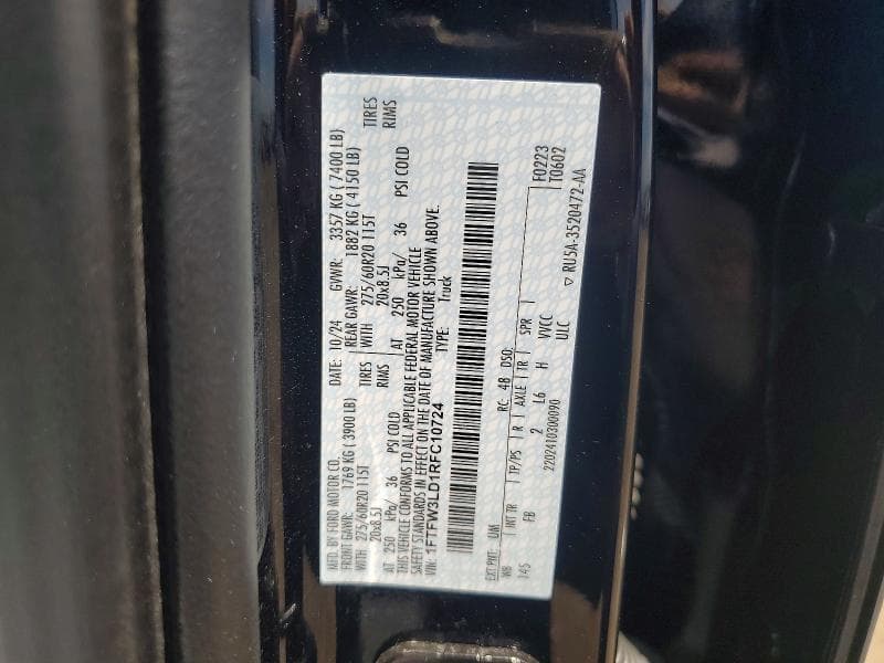 2024 FORD F150 XLT XLT 12