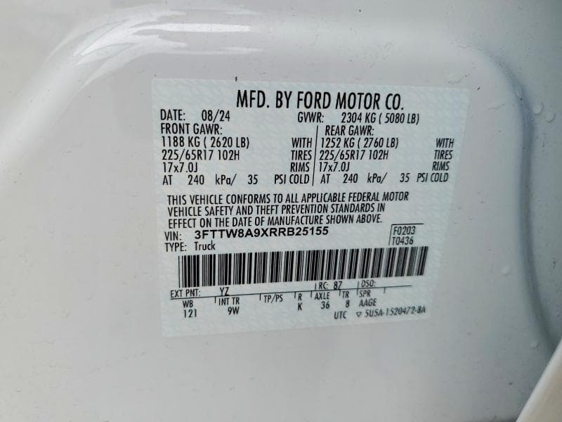 2024 FORD MAVERICK XL 12