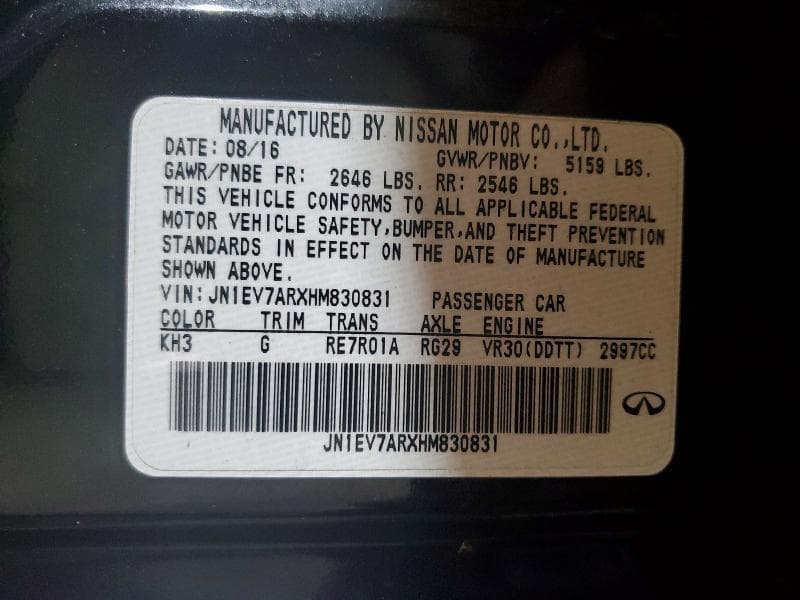 2017 INFINITI Q50 3.0T PREMIUM 3.0T PREMIUM 13