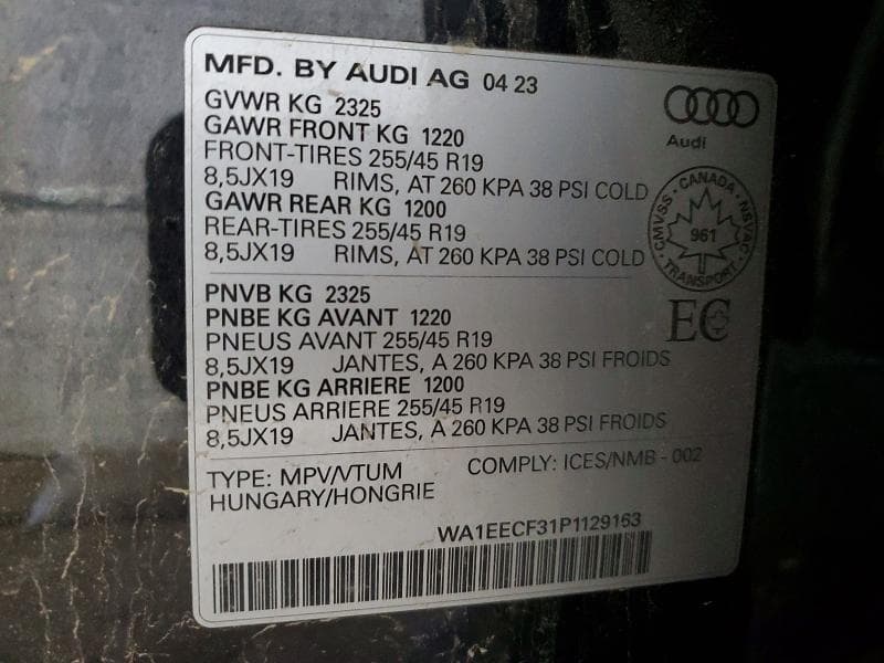 2023 AUDI Q3 PREMIUM PLUS S LINE 45 PREMIUM PLUS S LINE 45 13