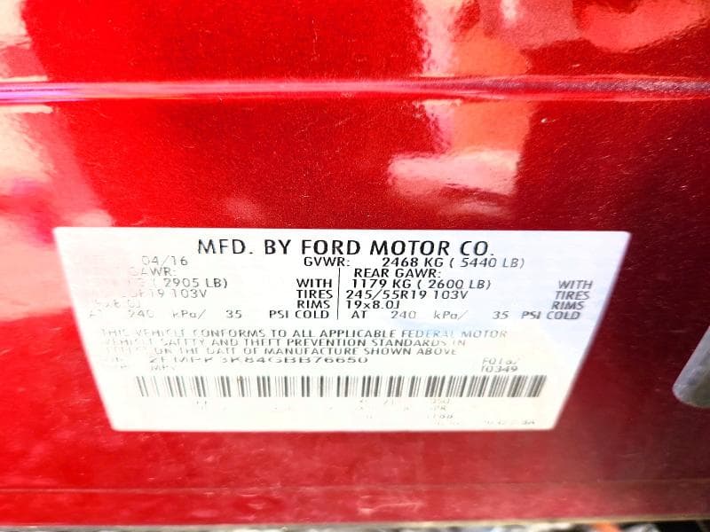 2016 FORD EDGE TITANIUM 13