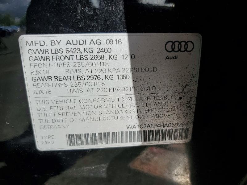 2017 AUDI Q5 PREMIUM PREMIUM 13