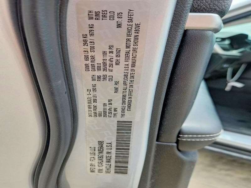 2022 JEEP GRAND CHEROKEE L LIMITED 12