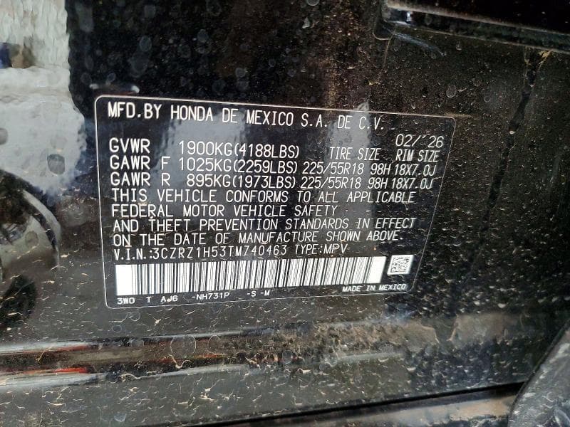 2026 HONDA HR-V SPORT SPORT 13