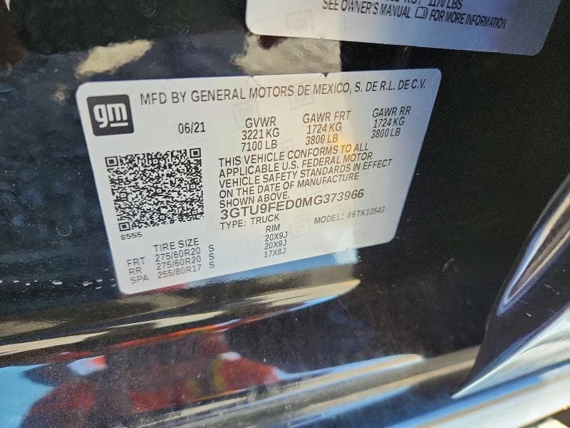2021 GMC SIERRA K1500 DENALI 12