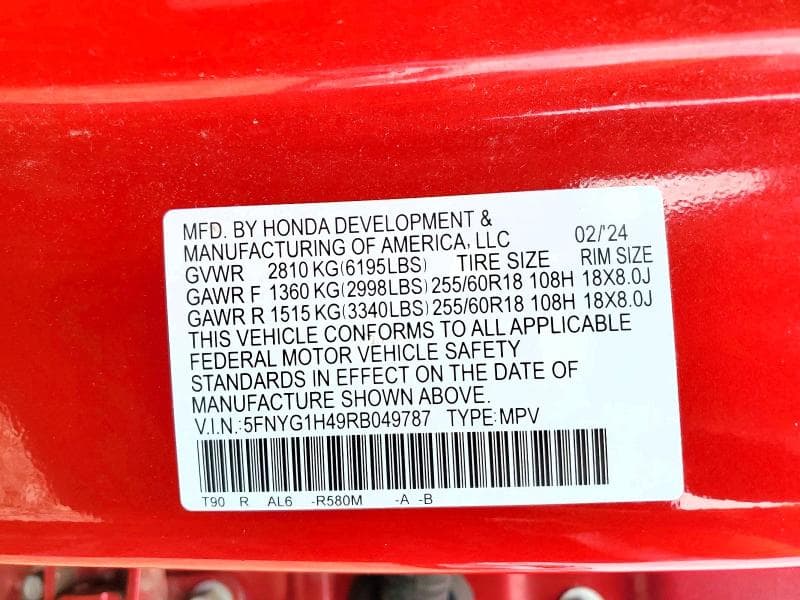 2024 HONDA PILOT EXL 13