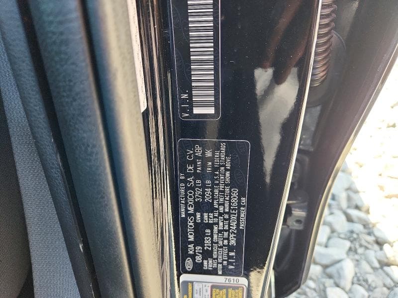 2020 KIA FORTE LXS 12