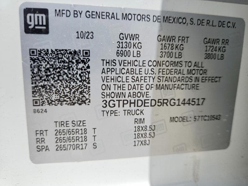 2024 GMC SIERRA C1500 SLT C1500 SLT 12