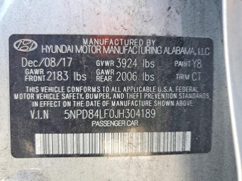2018 HYUNDAI ELANTRA VALUE EDITION 12