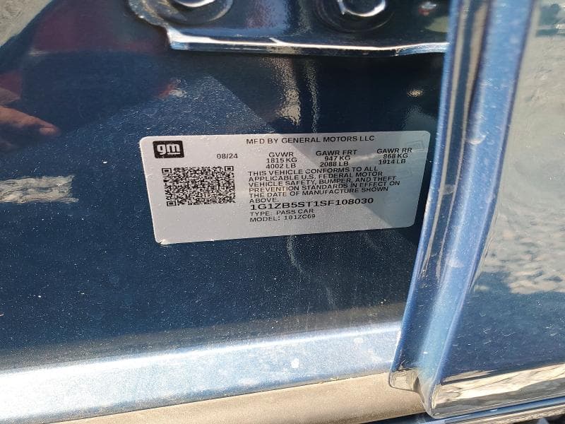 2025 CHEVROLET MALIBU LS 12
