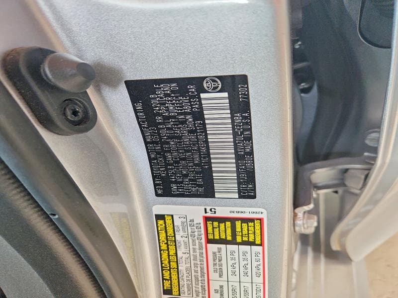 2023 TOYOTA CAMRY LE 12