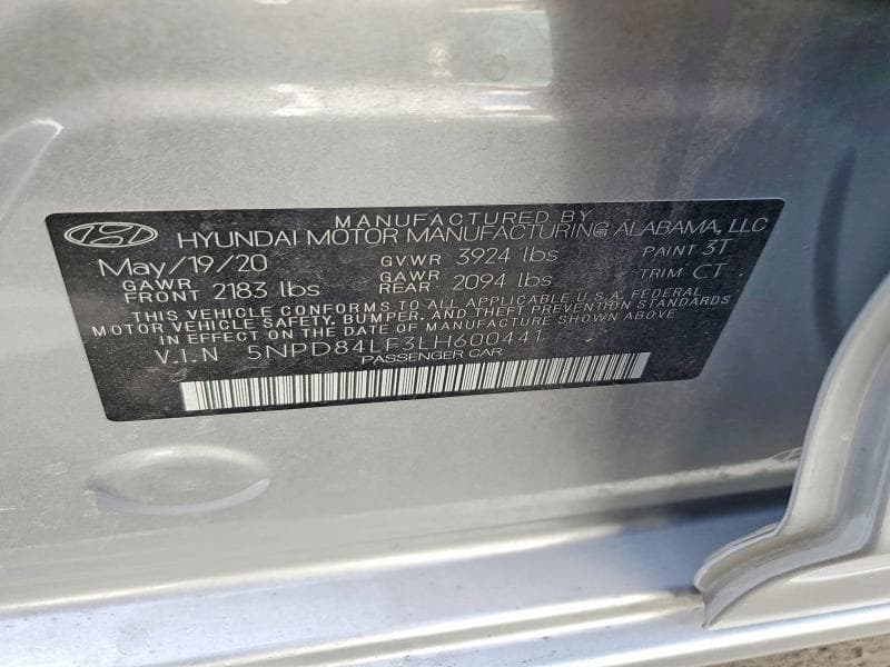 2020 HYUNDAI ELANTRA SEL 12