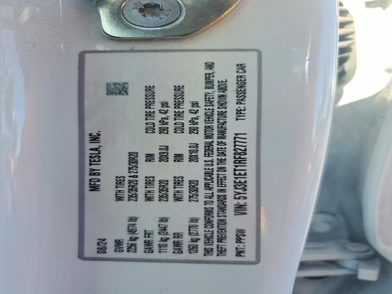 2024 TESLA MODEL 3 12
