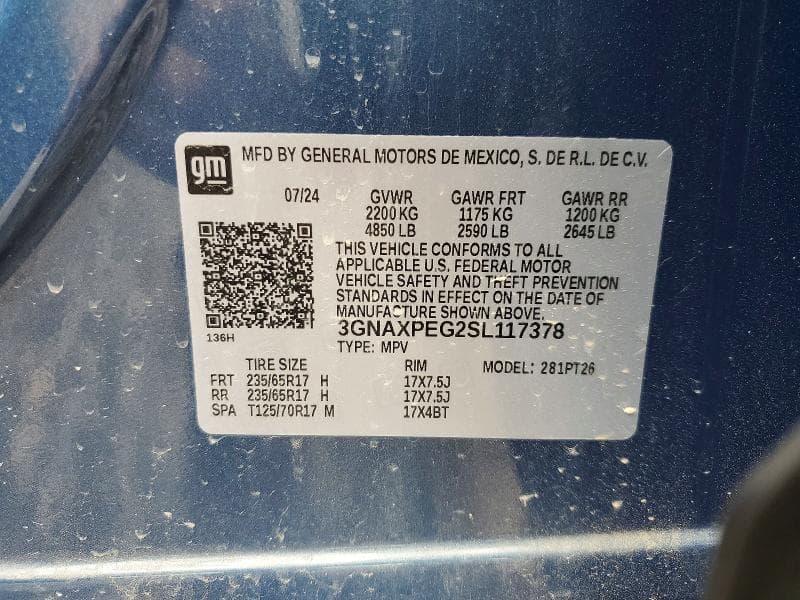 2025 CHEVROLET EQUINOX LT 14