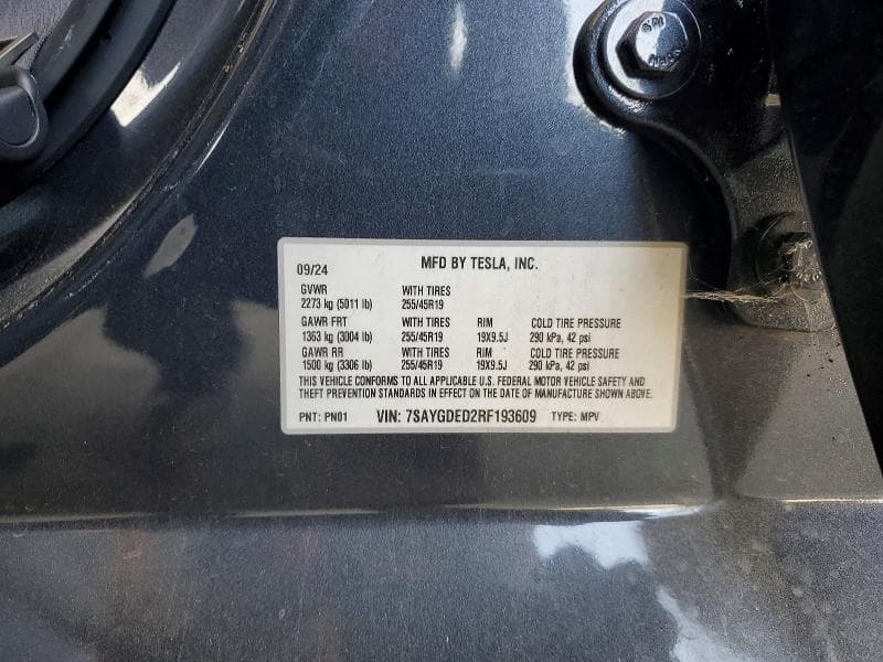 2024 TESLA MODEL Y 12