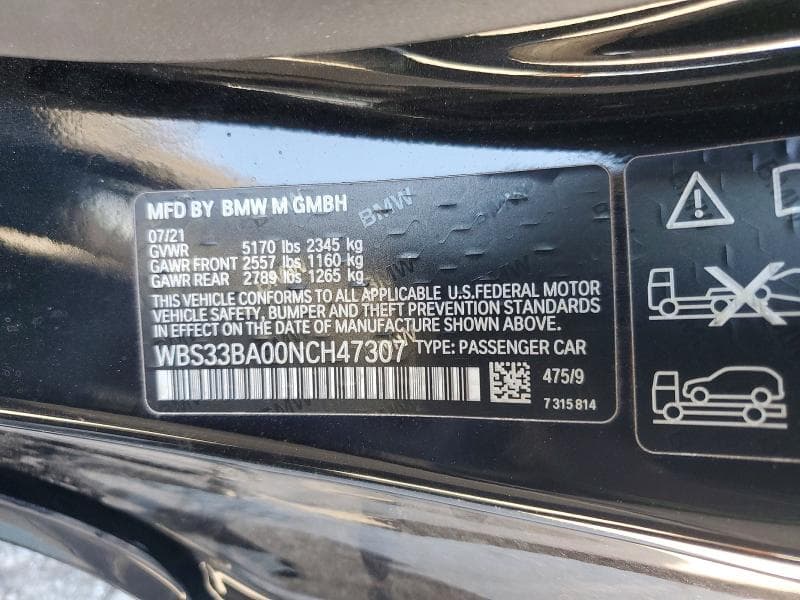 2022 BMW M4 COMPETITION 12