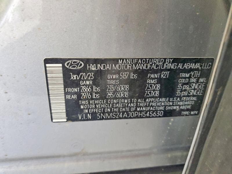 2023 HYUNDAI SANTA FE 14