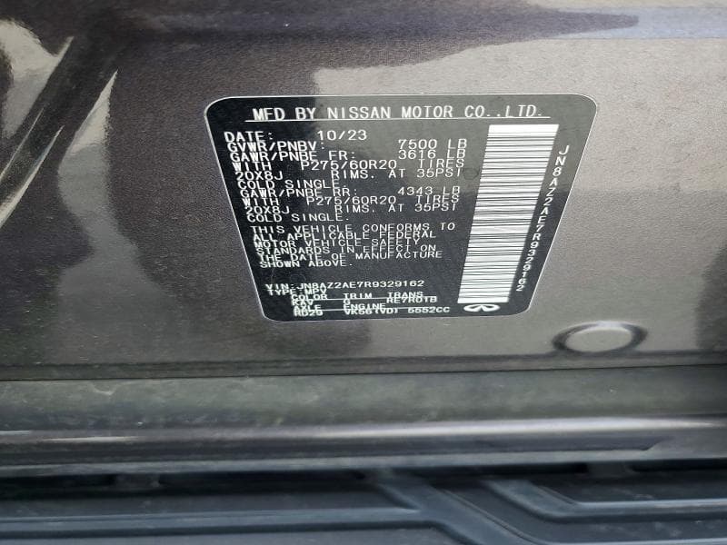 2024 INFINITI QX80 LUXE 13