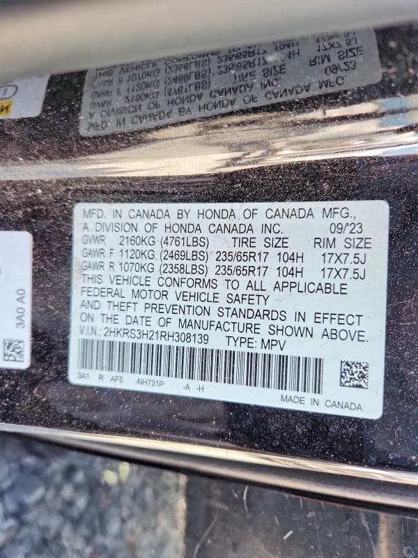 2024 HONDA CR-V LX 13