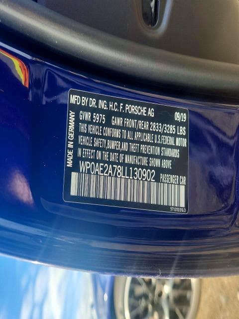 2020 PORSCHE PANAMERA 4 E-HYBRID 12