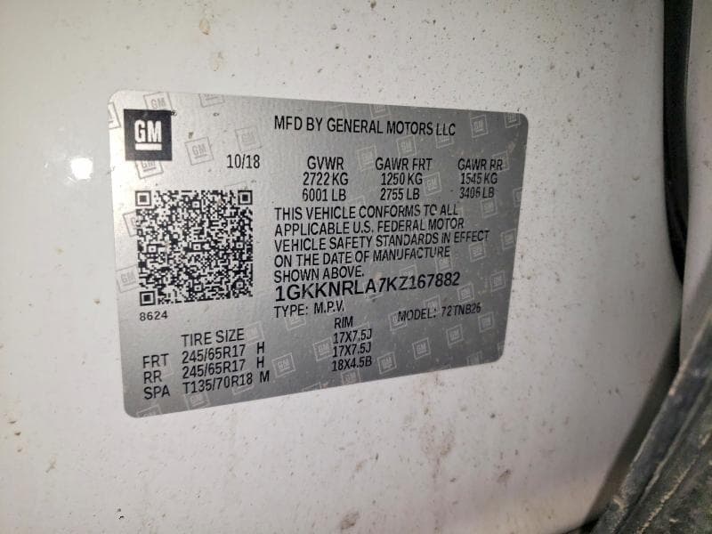 2019 GMC ACADIA SLE 13