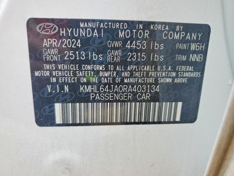 2024 HYUNDAI SONATA SEL SEL 12