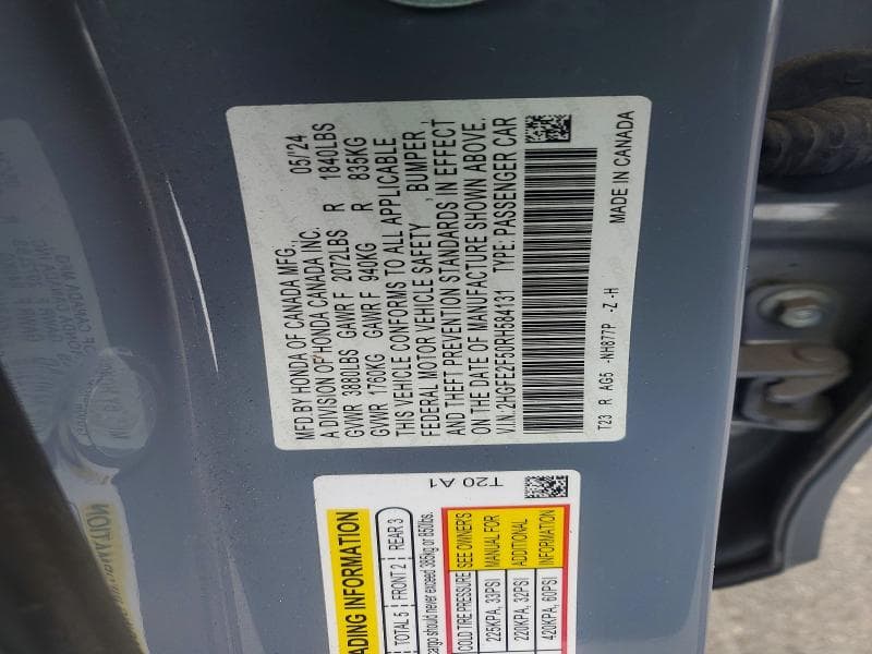 2024 HONDA CIVIC SPORT 13