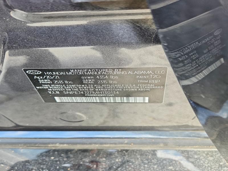 2021 HYUNDAI SONATA SEL PLUS SEL PLUS 12