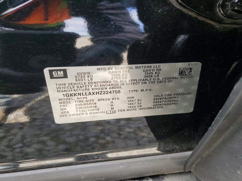 2017 GMC ACADIA SLE 14