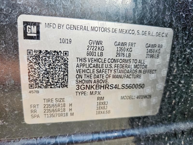 2020 CHEVROLET BLAZER 2LT 2LT 12