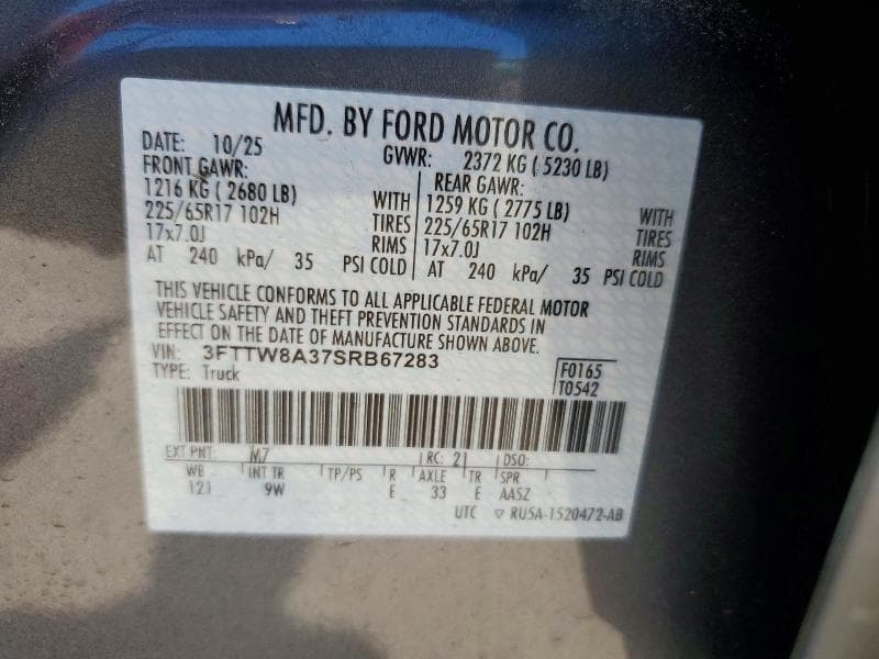 2025 FORD MAVERICK XL 12