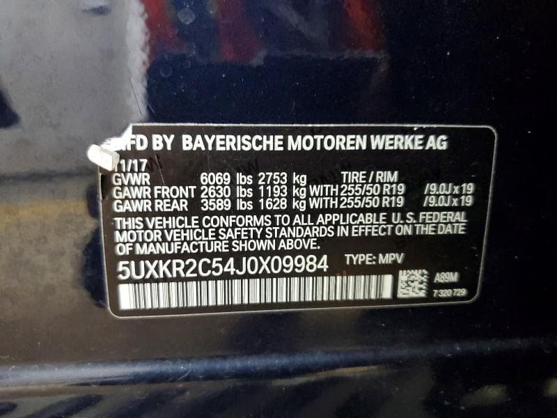 2018 BMW X5 SDRIVE35I SDRIVE35I 13