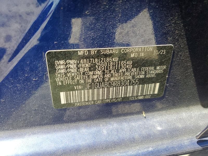 2024 SUBARU IMPREZA 12