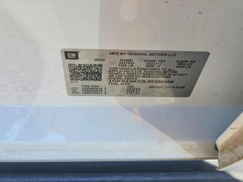 2018 GMC YUKON SLE SLE 13