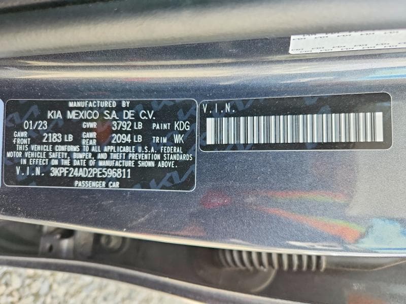 2023 KIA FORTE LXS 13