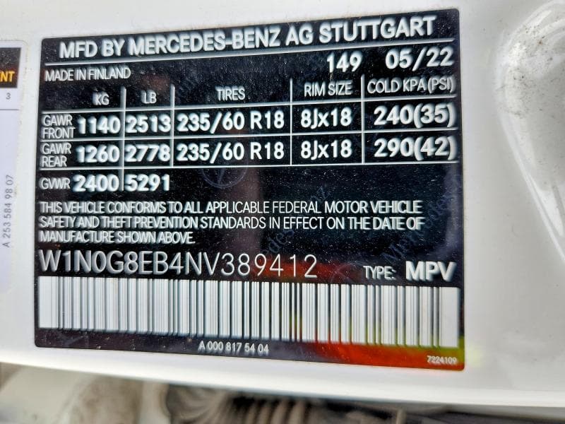 2022 MERCEDES-BENZ GLC 300 4MATIC 14