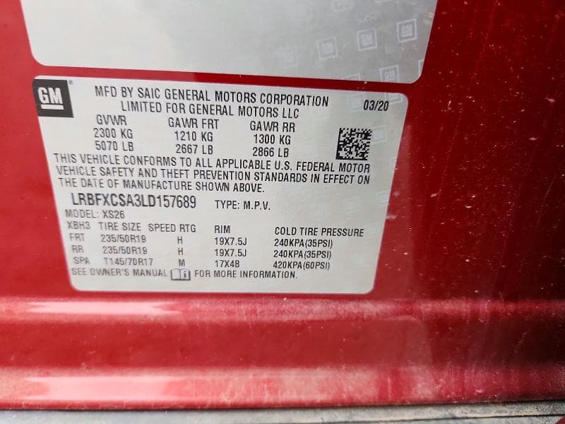 2020 BUICK ENVISION ESSENCE ESSENCE 13