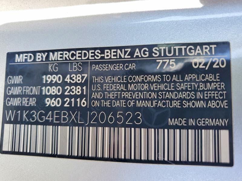 2020 MERCEDES-BENZ A 220 12