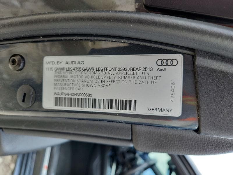 2017 AUDI A4 PRESTIGE 13