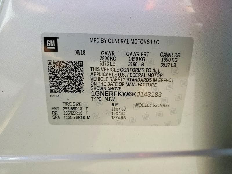 2019 CHEVROLET TRAVERSE LS 13