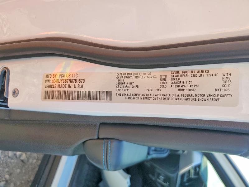 2022 JEEP GRAND CHEROKEE TRAILHAWK 4XE TRAILHAWK 4XE 12