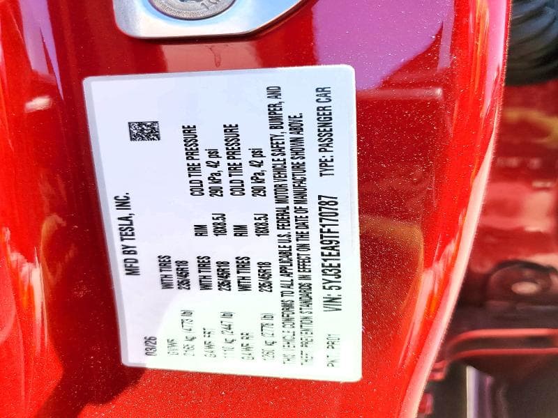 2026 TESLA MODEL 3 13