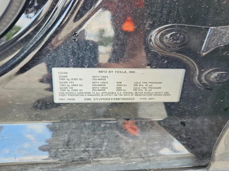 2021 TESLA MODEL Y 12