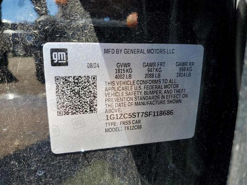 2025 CHEVROLET MALIBU LS 12