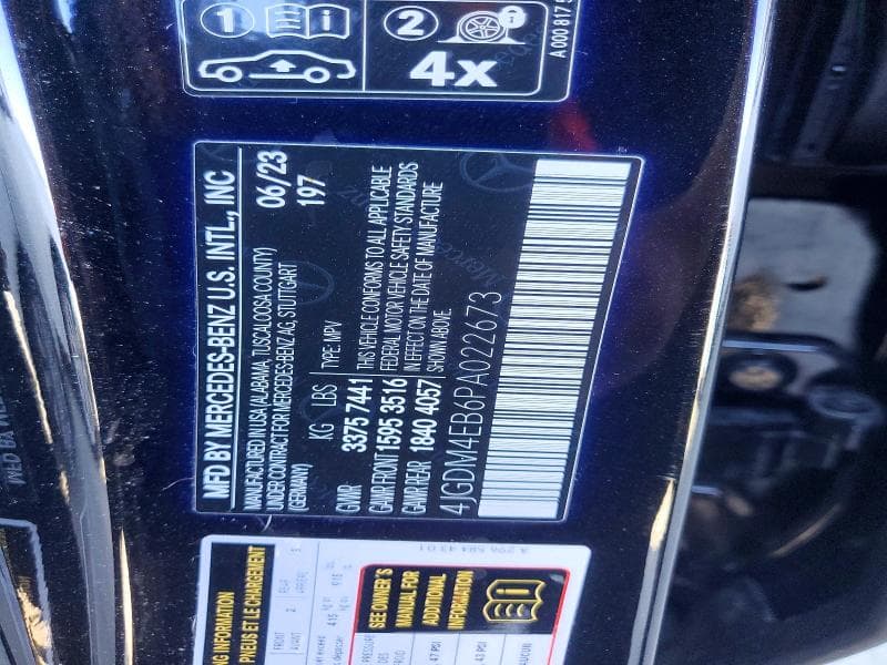 2023 MERCEDES-BENZ EQS SUV 580 4MATIC 13