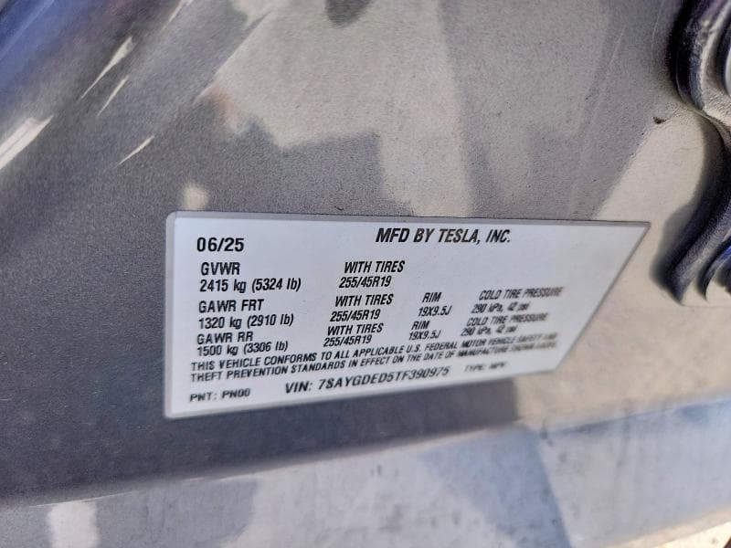 2026 TESLA MODEL Y 12