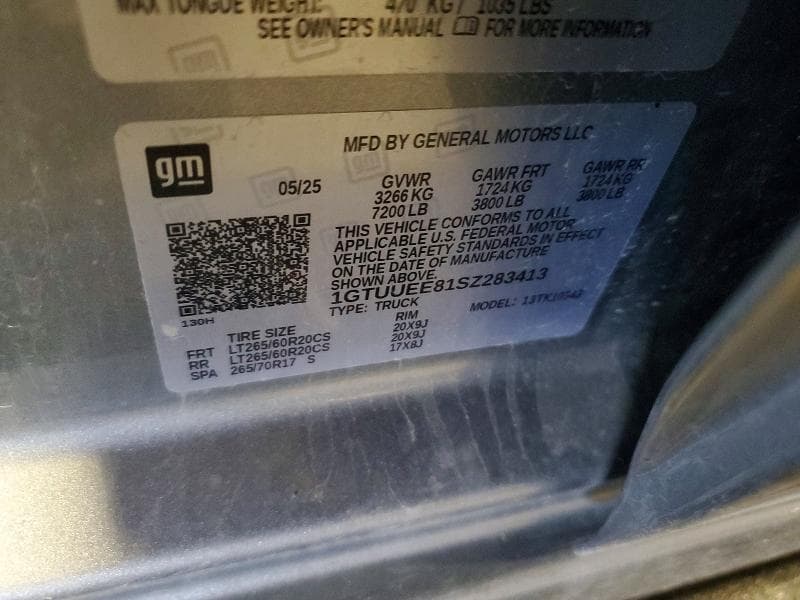 2025 GMC SIERRA K1500 AT4 12